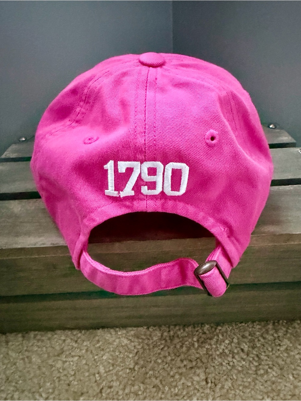 Top of the World US Coast Guard Pink Sparkle Embroidered Adjustable Hat - Picture 7 of 7